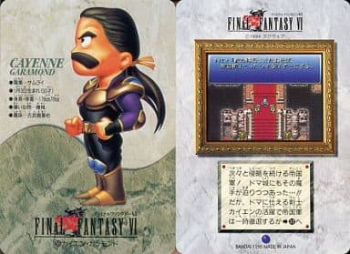 Anime Torayca / Carddas FINAL FANTASY VI Part 2 55 : Cayenne Garamond ...