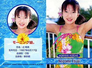 駿河屋 -<中古>No41 ： No.41/辻希美/衣装緑花柄/UP