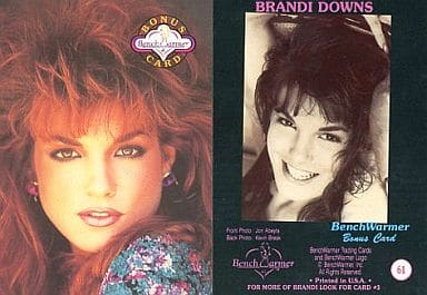 Collection Card (Female) / BenchWarmer 1992 61 : BRANDI DOWNS | Toy