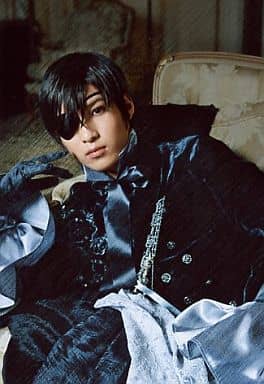 Shogo Sakamoto Ciel Phantomhive Issitting Kneeling Musical Black Butler Bromide Goods Accessories Suruga Ya Com