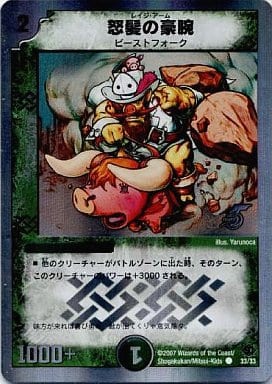 怒髪の豪腕 駿河屋 -<中古>33/33[C]：怒髪の豪腕（デュエルマスターズ）