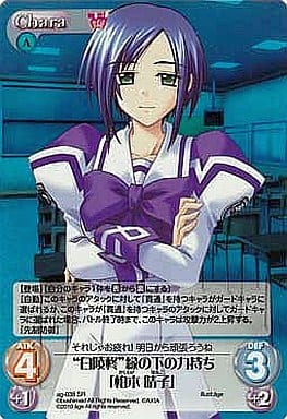 Ag 038sr Super Rare Holo 白陵柊 无名英雄 柏木晴子 玩具模型 Suruga Ya Com