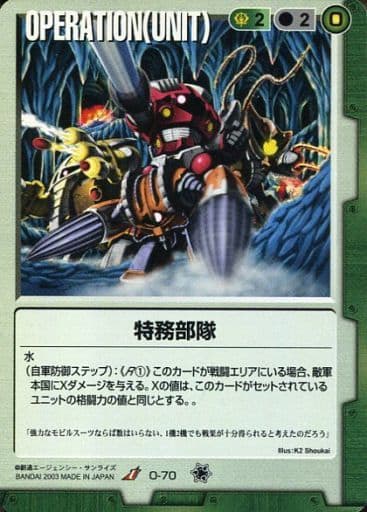 鋼彈大亂鬥 U 綠色 第11彈蒼海的死鬥o 70 U 特務部隊 玩具模型 Suruga Ya Com