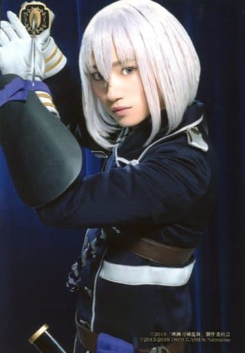 定本楓馬 骨喰藤四郎 上半身 背景藍 電影刀劍亂舞 711統一超商明信片印花第2彈 雜貨 小配件 Suruga Ya Com