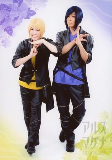 Arsmagna U Saku Kuzhong Quan Daisuke Fukui Tatsuki Sakakibara Whole Body Black Yellow Purple Rock Costume