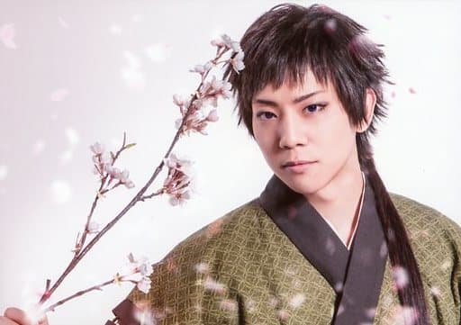 生写真 男 演员椎名鲷造 山崎烝 横型 丰胸 樱 角色生写真 音乐剧 薄樱鬼志潭 风间千景篇 明信片 全员set 杂货 小物件