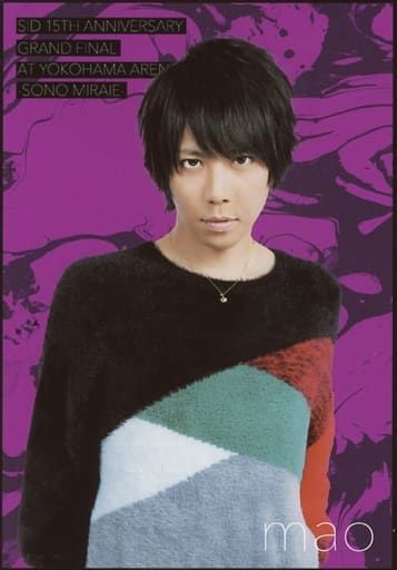 Sid Mao Upper Body Costume Black Red Green White Grey Background Purple Sid 15 Th Anniversary Grand Final At Yokohama Arena The Future Trading Photo Goods Accessories Suruga Ya Com