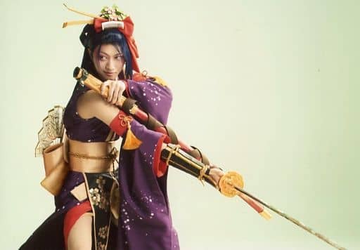 生写真 男 演员小坂凉太郎 次郎太刀 横型 膝上 战斗服 刀剑放下 角色生写真 舞台 刀剑乱舞 慈传日日之叶凋零 个人明信片 杂货 小物件