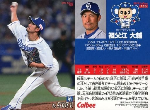 136 普通卡 祖父江大辅 玩具模型 Suruga Ya Com