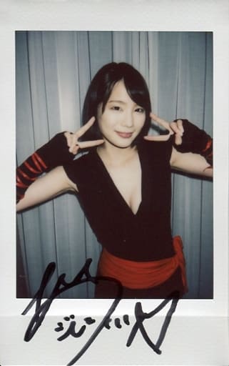 鈴村あいり　直筆サイン入りチェキ　チェキ　ハート　デコチェキ　ピース　黒 Yahoo!オークション - 「鈴村あいり チェキ」タレントグッズの落札相場