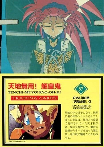 動畫系列torayca Normal Ova第6講 天地必要 3 天地無用 魎皇鬼trading Card 57 正常 白眉鷲羽 玩具模型 Suruga Ya Com