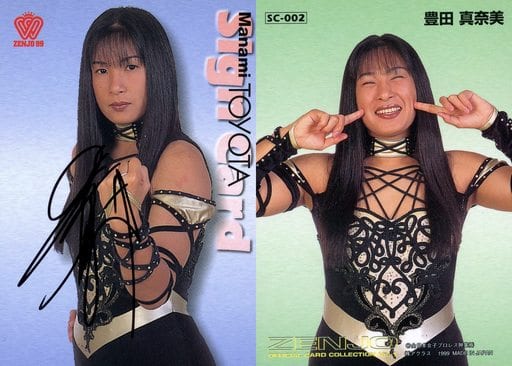 直筆サイン入り】豊田 真奈美 ミニうちわ 全日本女子プロレス 直筆サイン入り】豊田 真奈美 ミニうちわ 全日本女子プロレス