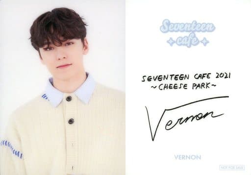 SEVENTEEN サイン　バーノン SEVENTEEN セブチ バーノン 直筆サイン - メルカリ