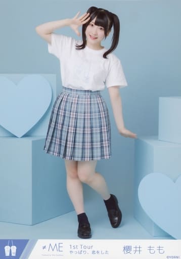 ノイミー ユニフォーム 櫻井もも ノットイコールミー ≠me 生写真(女性)/アイドル/≠ME ノットイコールミー(≠ME)/櫻井もも/座り