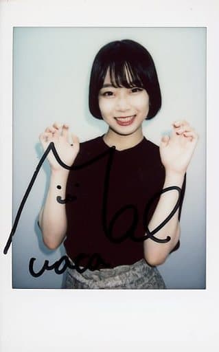 貴重なショートカット　渡辺まお　直筆サインチェキ