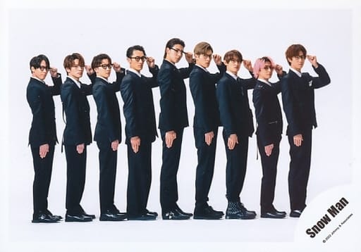 Snow Man 2-9人 公式写真 オフショ 組み合わせ Snow Man スノーマン 9人 集合 公式写真 THE BEST MV＆ジャケ写