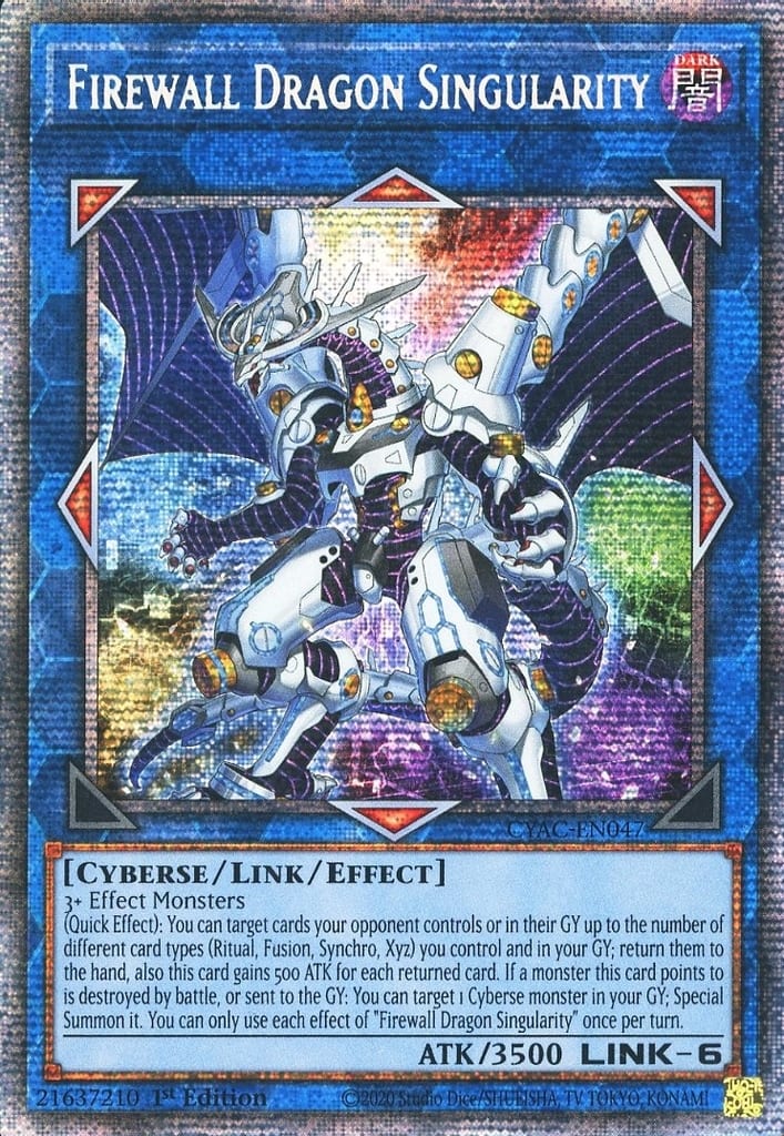 駿河屋 - CYAC-EN047[PSE]：Firewall Dragon Singularity/ファイアウォール・ドラゴン・シンギュ ...