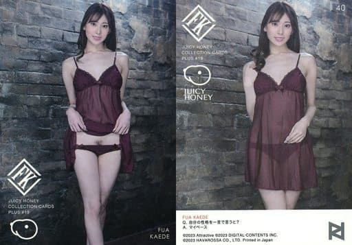 43 楓ふうあ ジューシーハニー PLUS#19 レギュラーカード Amazon.co.jp: 楓ふうあ ジューシーハニー PLUS #19