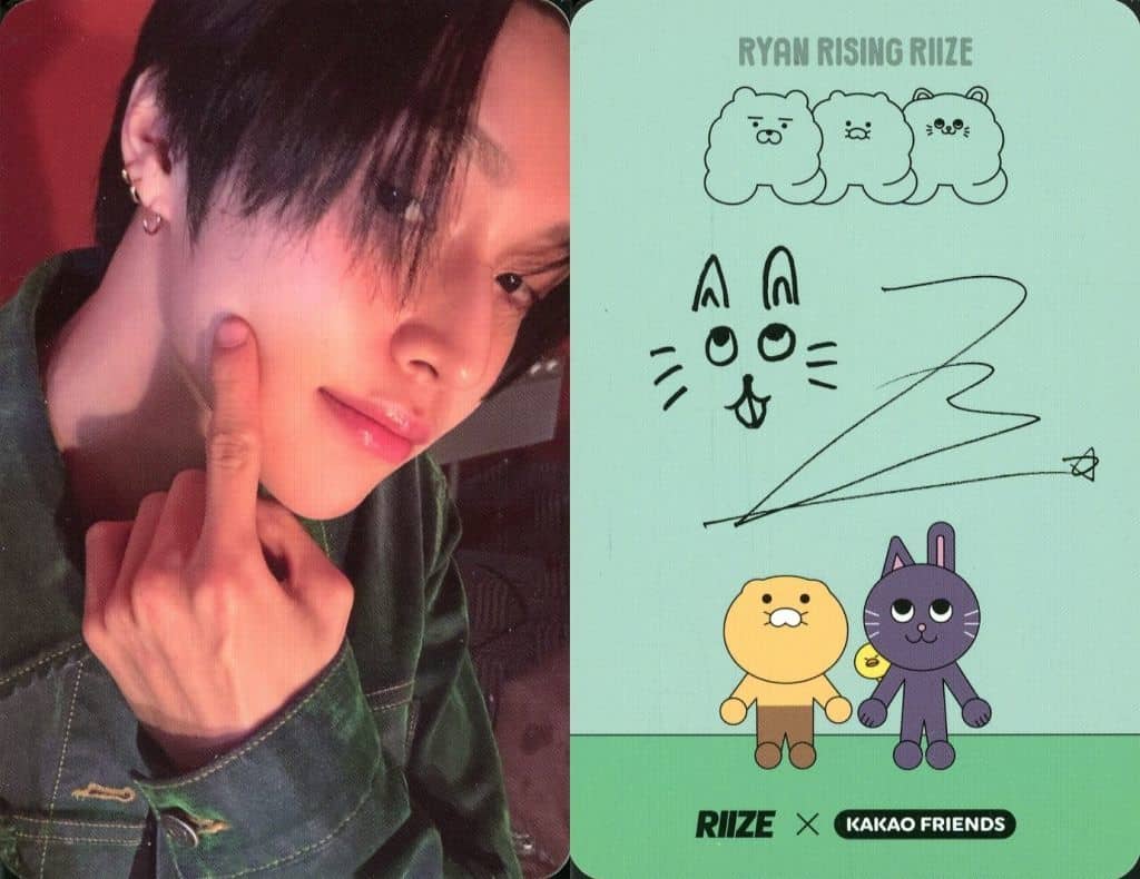 RIIZE ウォンビン KAKAO FRIENDS RIIZE ウォンビン KAKAO FRIENDS カカオフレンズ トレカ - メルカリ