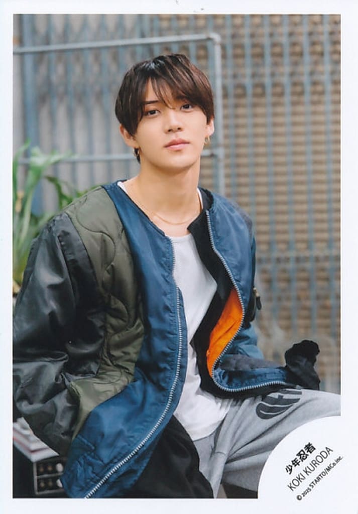 駿河屋 - 少年忍者/黒田光輝/膝上/プロフィール写真撮影オフショット2025 第2弾/公式生写真(男性生写真)