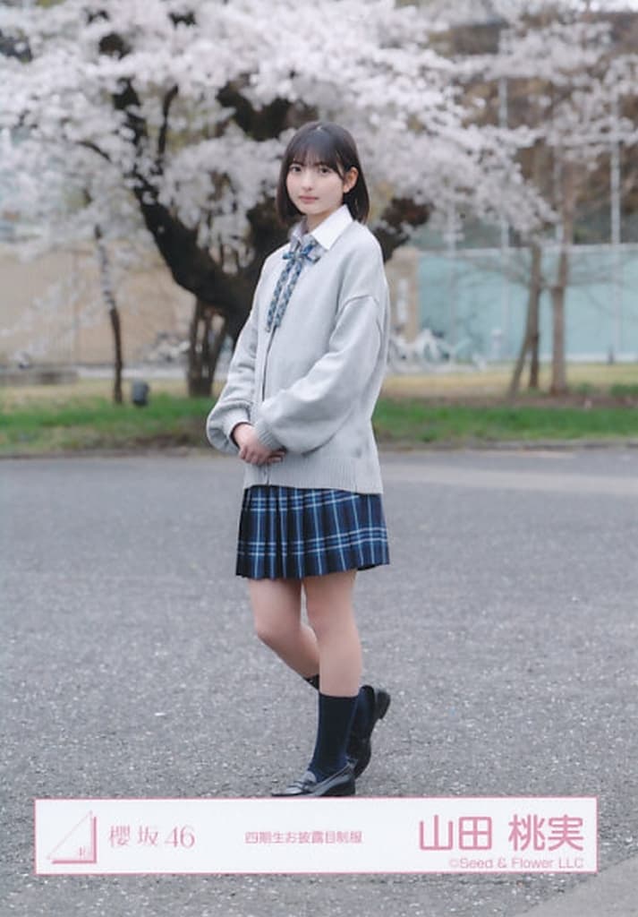 も*ん様 櫻坂46 山田桃実　生写真　四期生お披露目制服　直筆サイン　ヒキ 櫻坂46 山田桃実 生写真 4期生お披露目制服衣装 コンプ｜Yahoo!フリマ