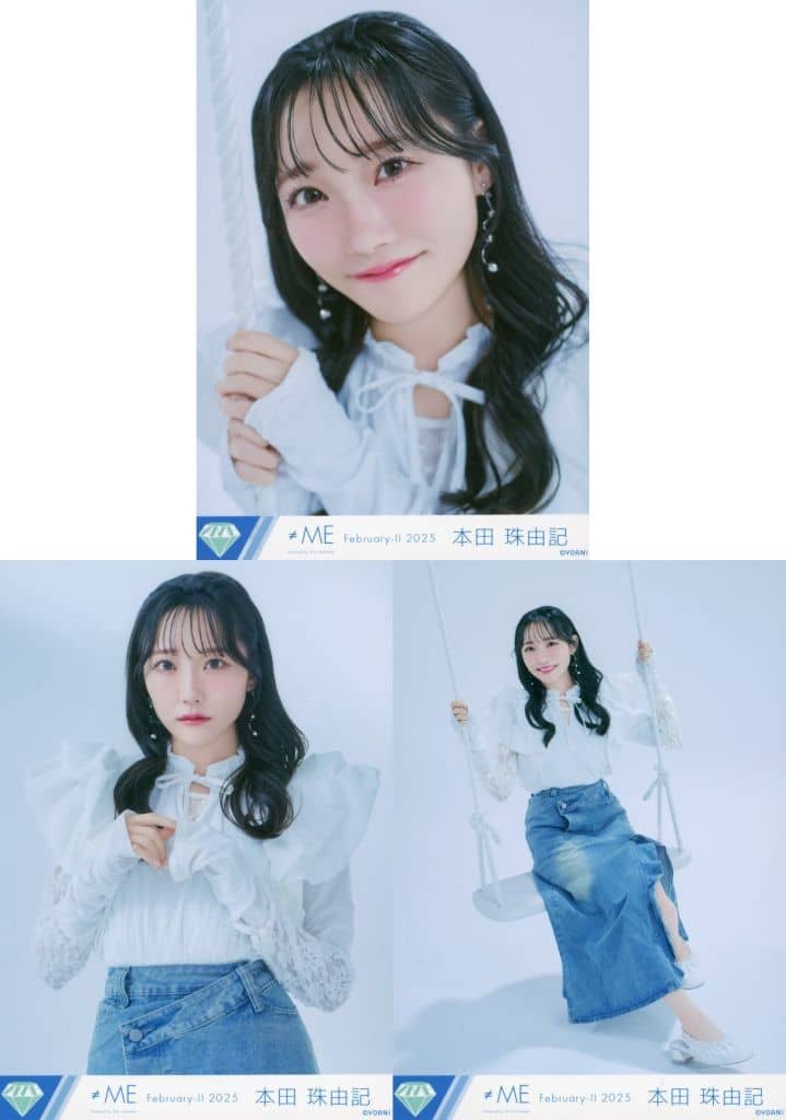 ノイミー≠ME 生写真 6th anniversary本 本田珠由記 ヨリ 直筆