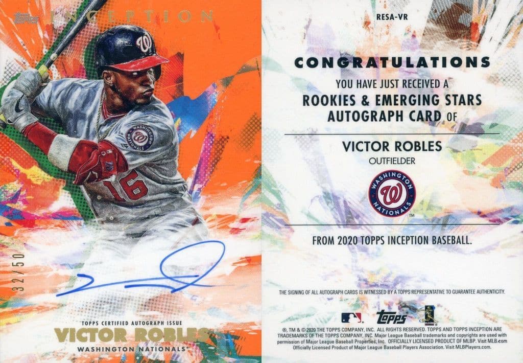 駿河屋 - RESA-VR[AUTOGRAPH]：Victor Robles(直筆サイン入り)(/50)（スポーツ）