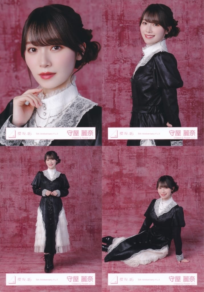 櫻坂46 守屋麗奈 5th Anniversary ドレス　生写真 駿河屋 -<中古>◇櫻坂46/守屋麗奈/櫻坂46ランダム生写真【5th