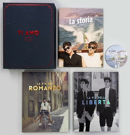 東方神起 フォトブック TI AMO TVXQ! ［BOOK+DVD+ポスター］ 東方神起 フォトブック 「TI AMO TVXQ!」（BOOK＋DVD＋ポスター