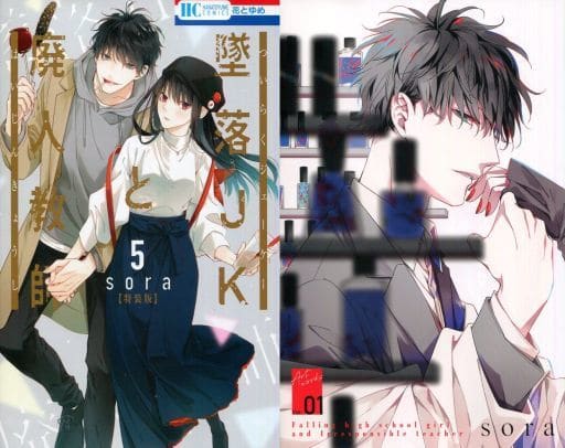 駿河屋 -<中古>特典付)限定5)墜落JKと廃人教師 特装版 / sora（限定版