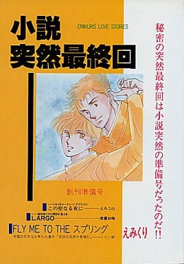 Women And Boys Love Doujinshi Original Preparation Issue Novel Sudden Final Issue Doujin Suruga Ya Com