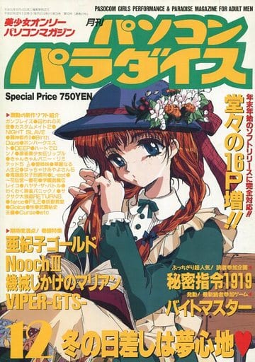 パソコンパラダイス　パソパラチャット　バクバク　メガストア　17冊 駿河屋 -【アダルト】<中古>パソコンパラダイス 1994年12月号