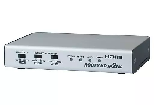 その他ハード　HDMI分配器 ROOTY HD SP 2PRO