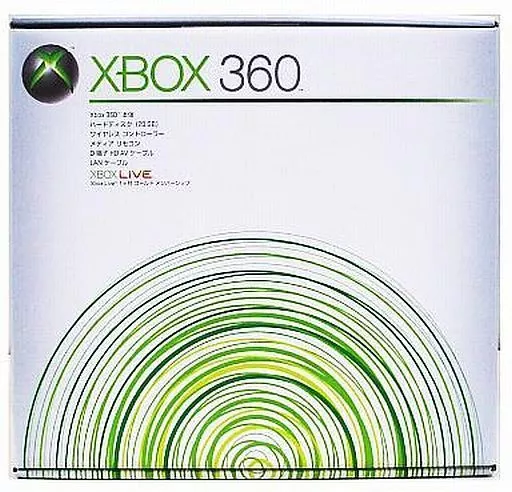 XBOX360本体(箱・ジャケット・ケース不備(中))