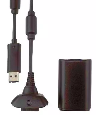 プレイ＆チャージキット XB360用 リキッドブラック