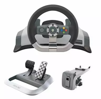 ワイヤレス レーシング ホイール (Xbox 360) (仕様変更版) (状態：箱欠品)