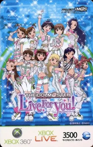 Xbox Live 3500 マイクロソフトポイント THE IDOLM@STER 限定バージョン<B>