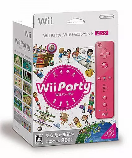 Wii Party Wiiリモコンセット ピンク