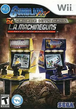 北米版 ARCADE HITS PACK GUNBLADE NY & LA MACHINEGUNS (国内版本体動作不可)