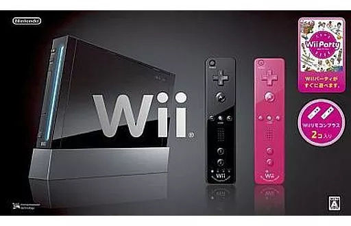 Wii本体 Wiiパーティ同梱版(kuro)(本体不備(中))
