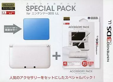 ニンテンドー3DSLL本体 スペシャルパック for ニンテンドー3DSLL (ブルー×ブラック)(ノック式タッチペン欠品、箱状態難)