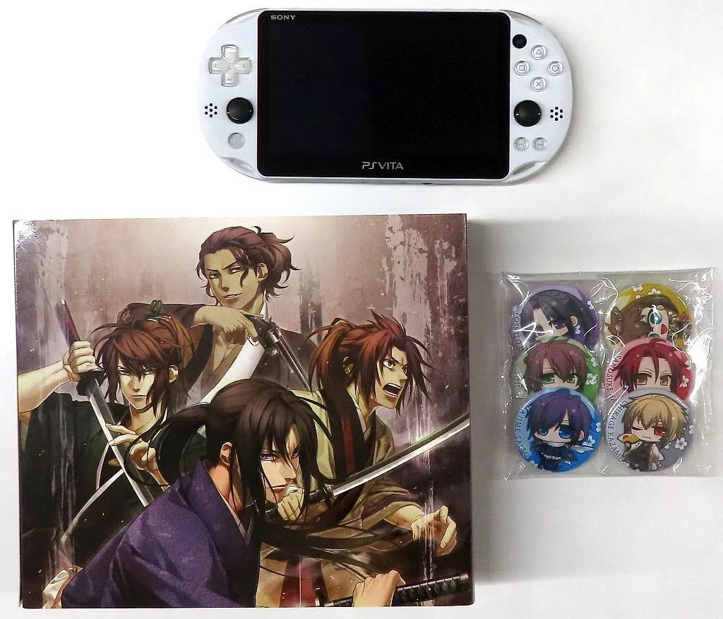 PlayStation Vita本体 薄桜鬼 真改 風ノ章 Limited Edition 遊(本体のみ、本体状態難)