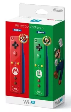 Wiiリモコンプラスセット(マリオ/ルイージ2個セット)(箱・説明書欠け)