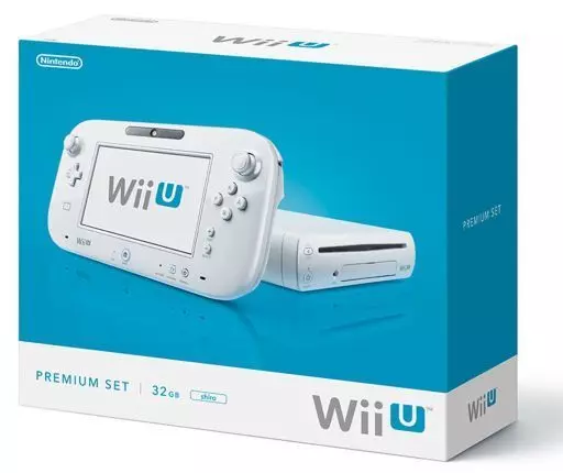 Wii U プレミアムセット(32GB) shiro 本体(状態：GamePad状態難)