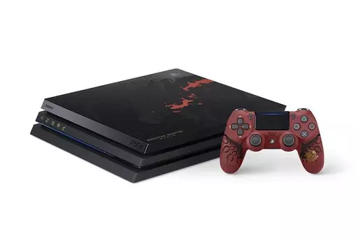 PlayStation4 Pro本体 MONSTER HUNTER:WORLD LIOLAEUS EDITION(箱・ジャケット・ケース不備(中))