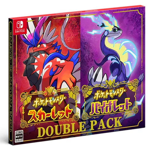 ニンテンドースイッチソフト　ポケットモンスター スカーレット・バイオレット ダブルパック