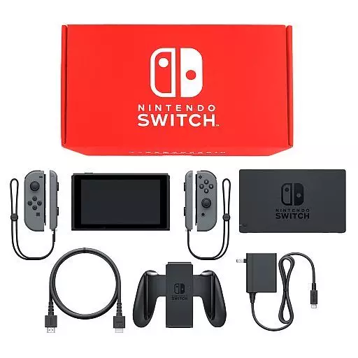 Nintendo Switch本体 カラーカスタマイズ /Joy-Con(L/R)グレー/Joy-Conストラップ(L/R)グレー