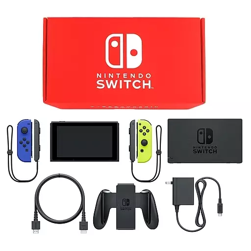 Nintendo Switch本体/Nintendo TOKYO限定 新型モデル/Joy-Con(L)ブルー/(R) ネオンイエロー