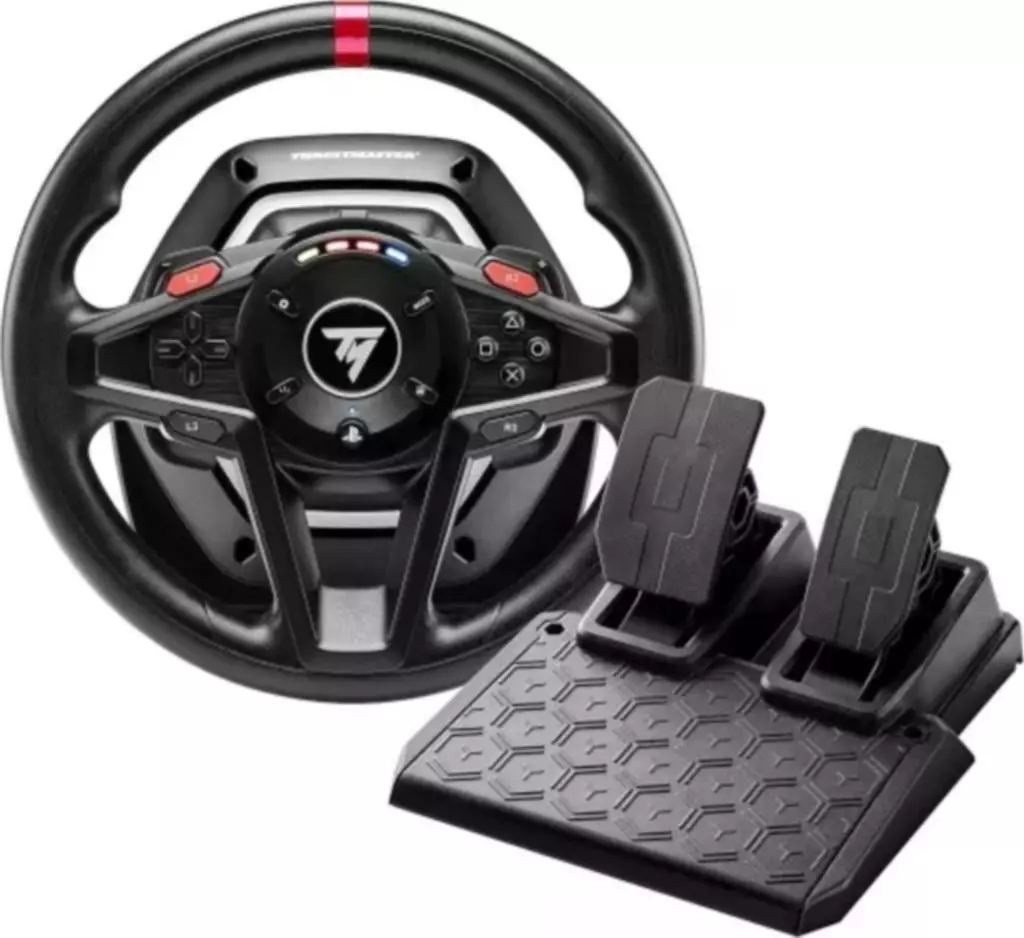 アジア版 Thrustmaster フォースフィードバックステアリングホイール T128 For PS5/PS4(国内版本体使用可)