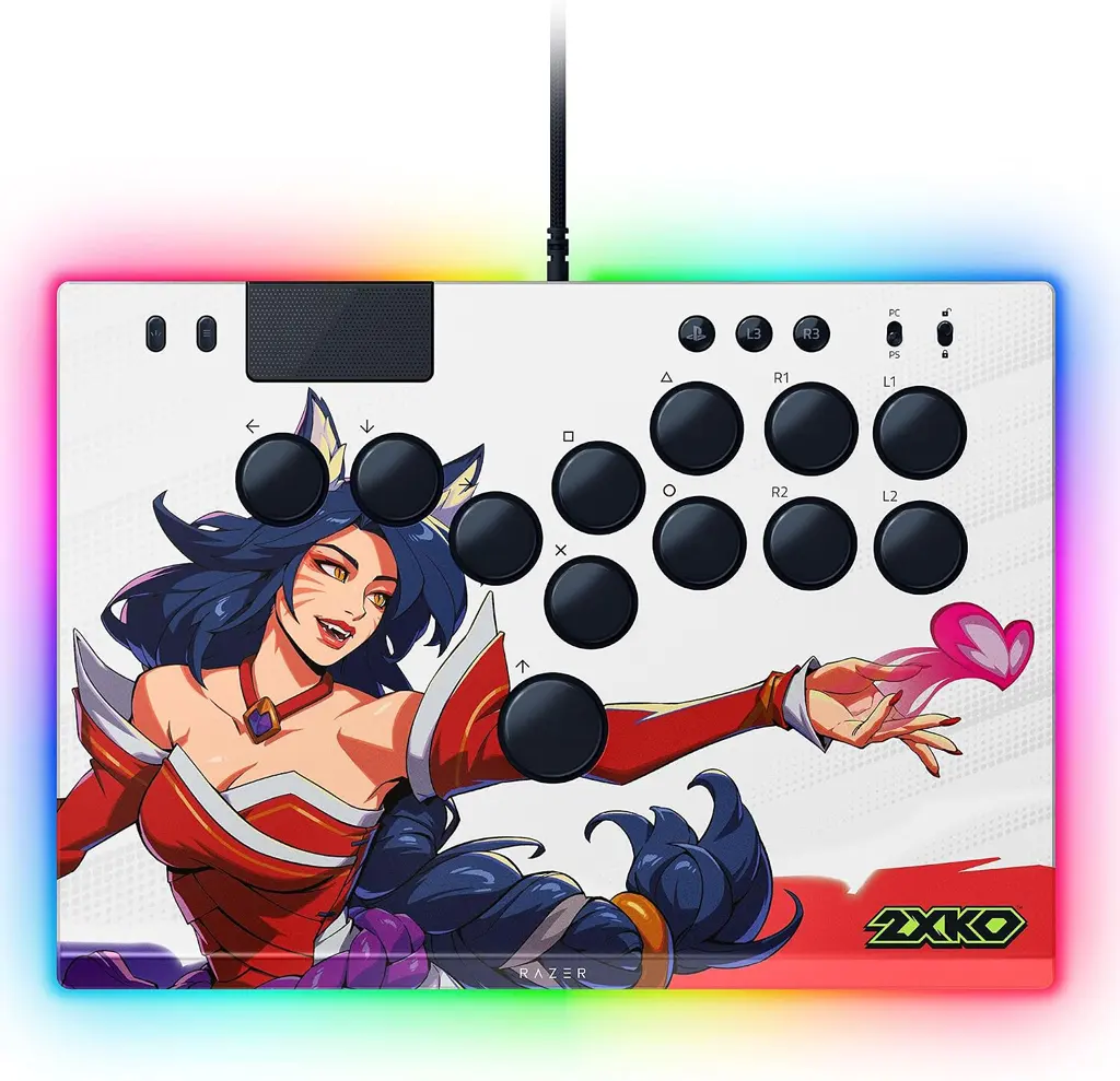 RazerKitsune 薄型レバーレスコントローラー 2XKO Edition[RZ06-05020600-R3A1]